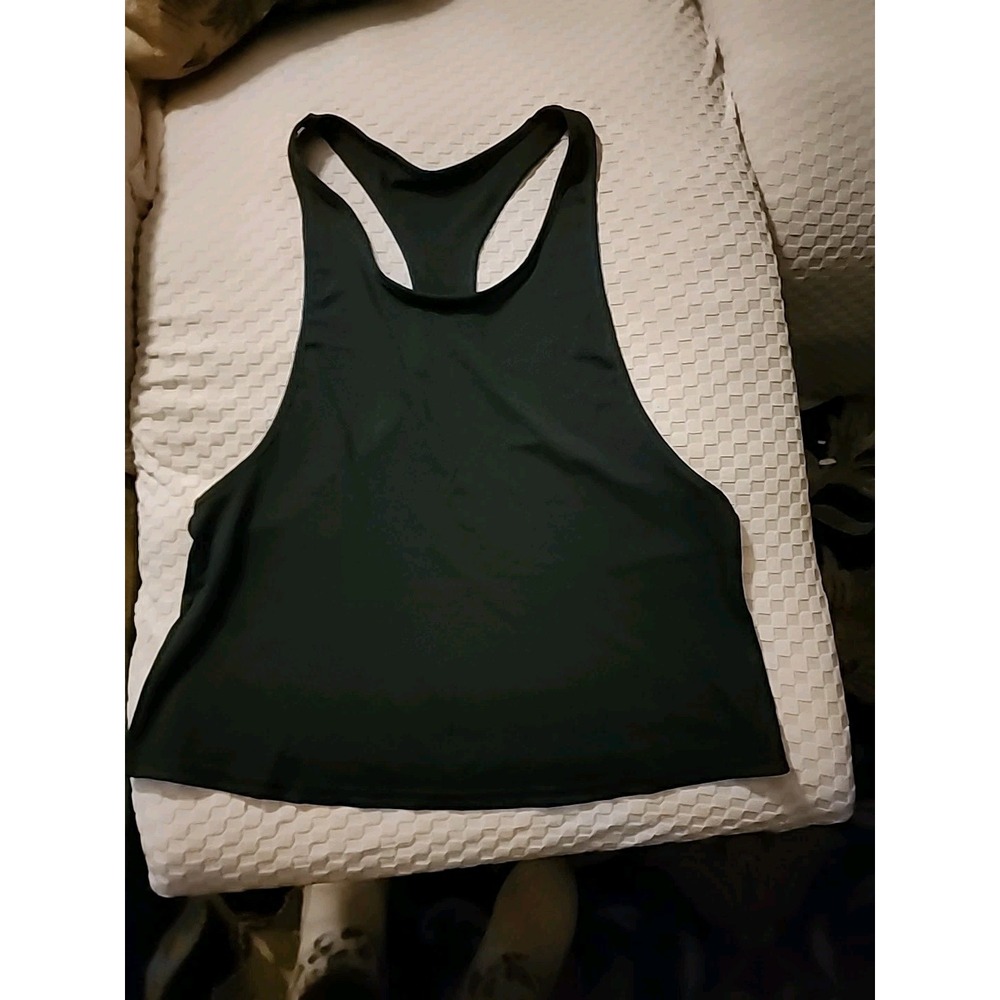 Black Race Back Womens Workout Tank Large
